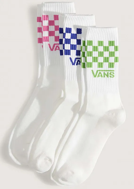Vans Men's Classic Check Crew Socks made by Vans