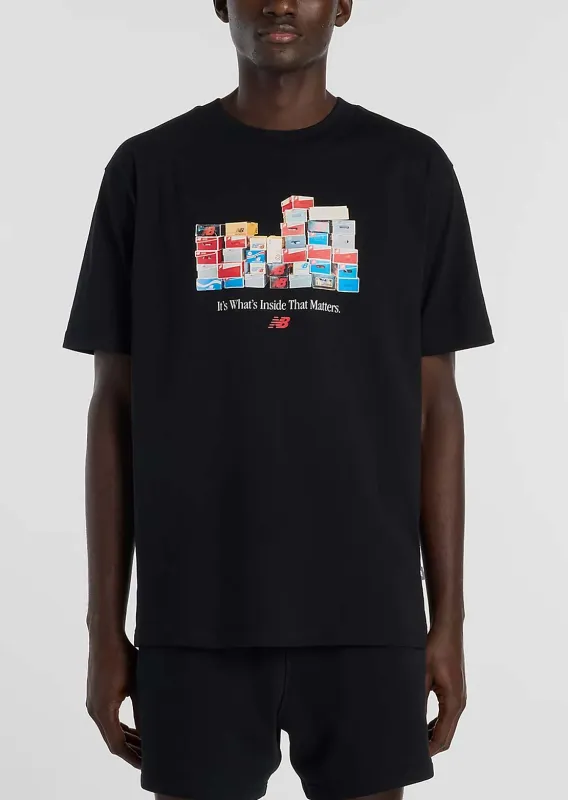 New Balance Men’s Boxes T-Shirt made by New Balance