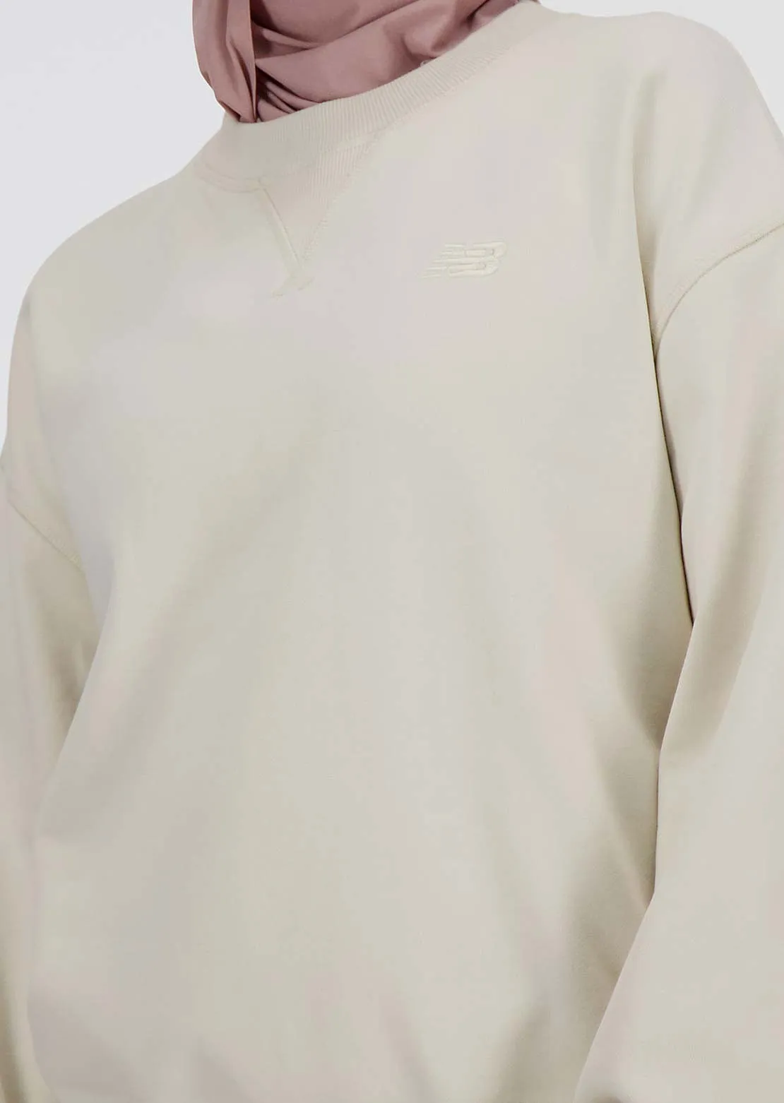 New Balance Women’s Athletics French Terry Crewneck Sweatshirt sold by Prfo product image thumbnail 4