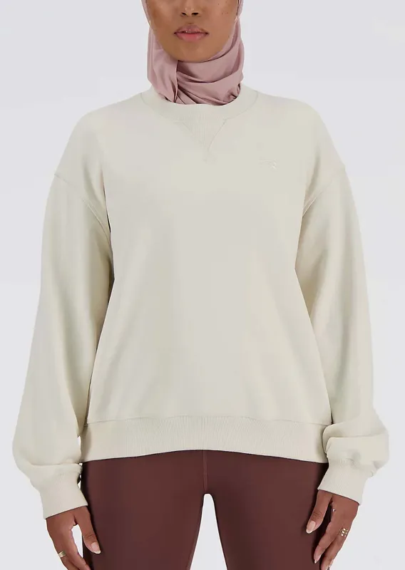 New Balance Women’s Athletics French Terry Crewneck Sweatshirt made by New Balance
