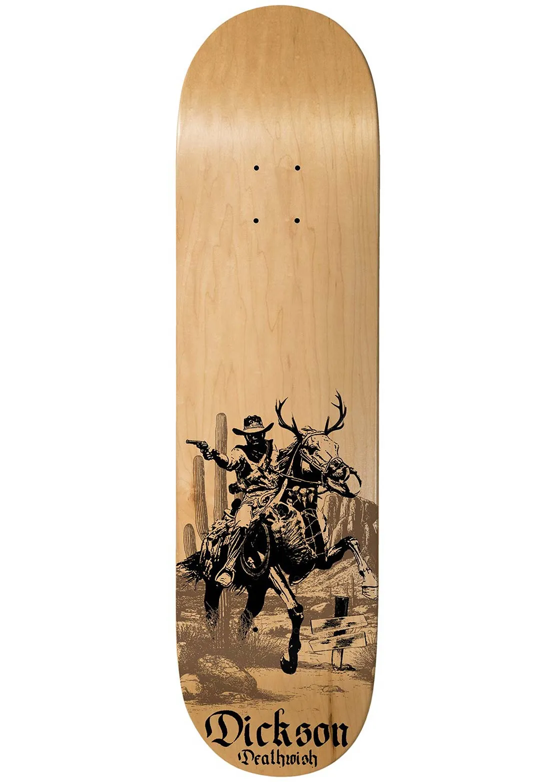 Deathwish Unisex Jon Dickson Hunt Skateboard Deck sold by Prfo