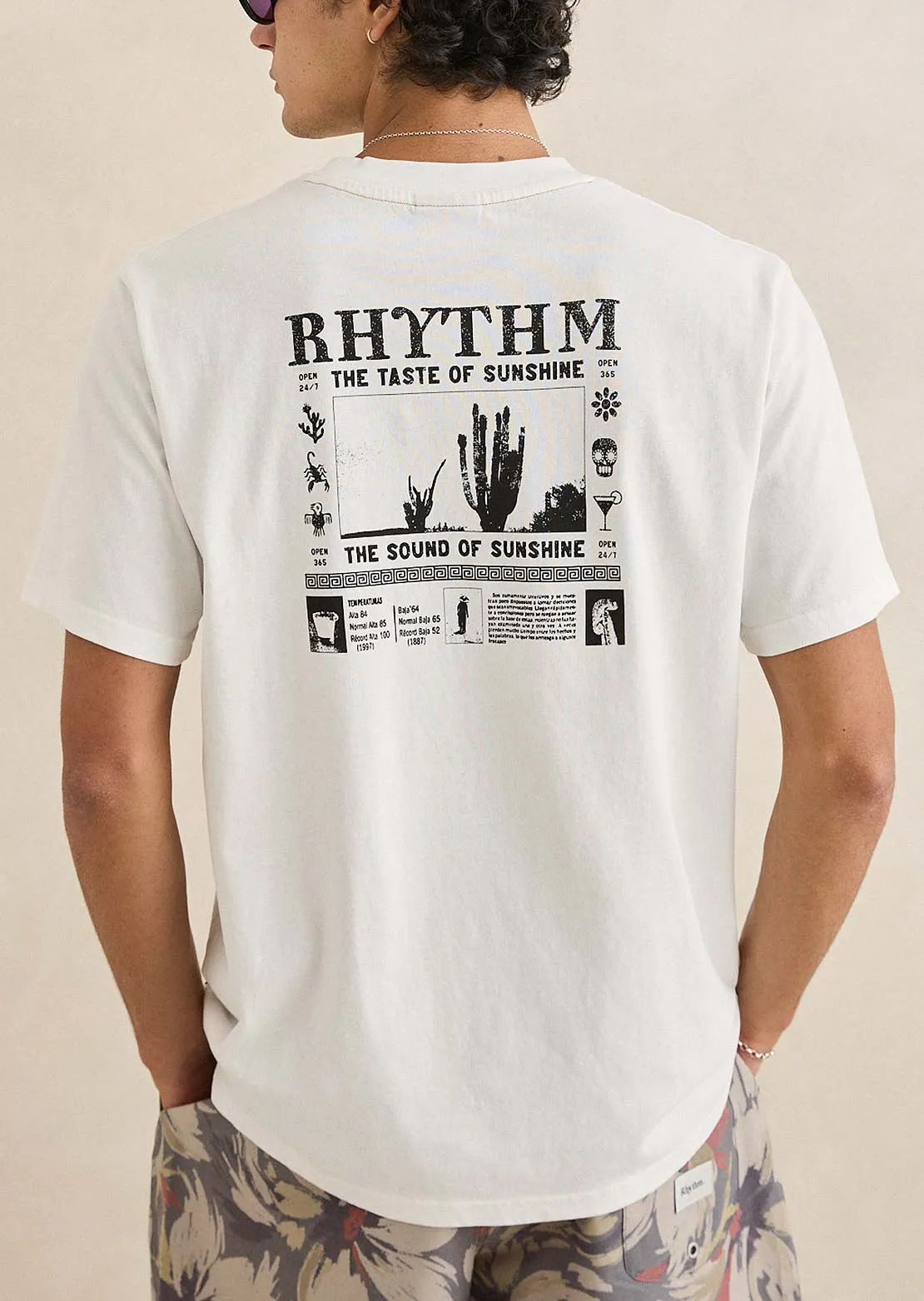 Rhythm Men's Cactus Vintage T-Shirt sold by Prfo product image thumbnail 4