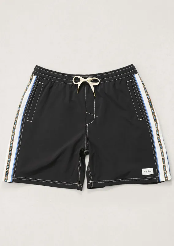 Rhythm Men's Panel Stripe Beach Shorts made by Rhythm.