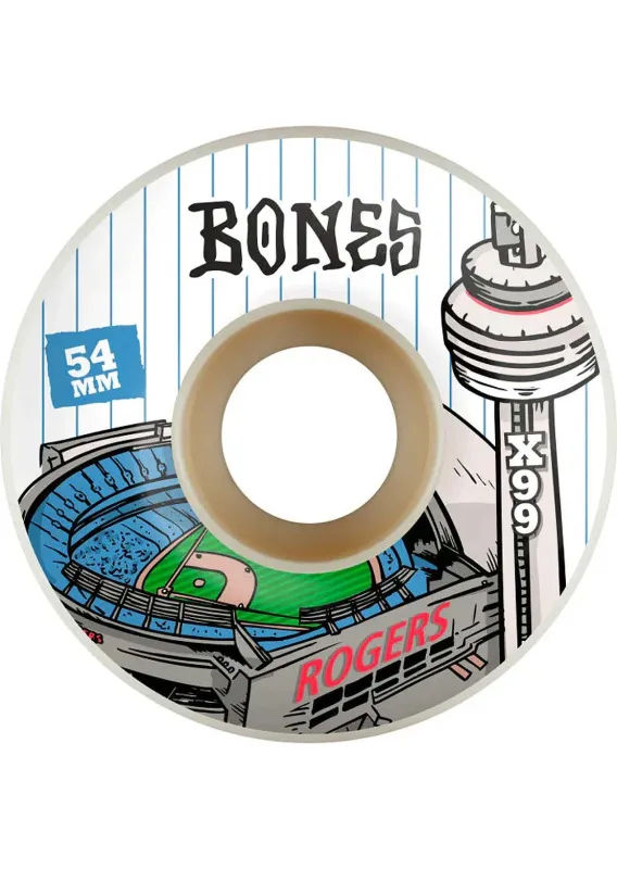 Bones XF Rogers Centre Standards V1 99A Skateboard Wheels made by Prfo