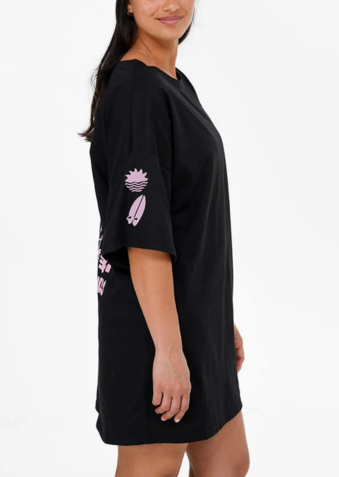 Notice The Reckless Women's Bad Decision Tee Dress sold by Prfo product image thumbnail 2