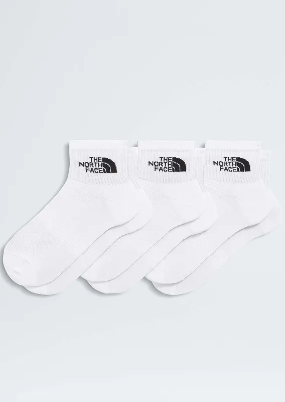 The North Face Unisex Multisport Cush Quarter Socks - 3 Pack made by The North Face