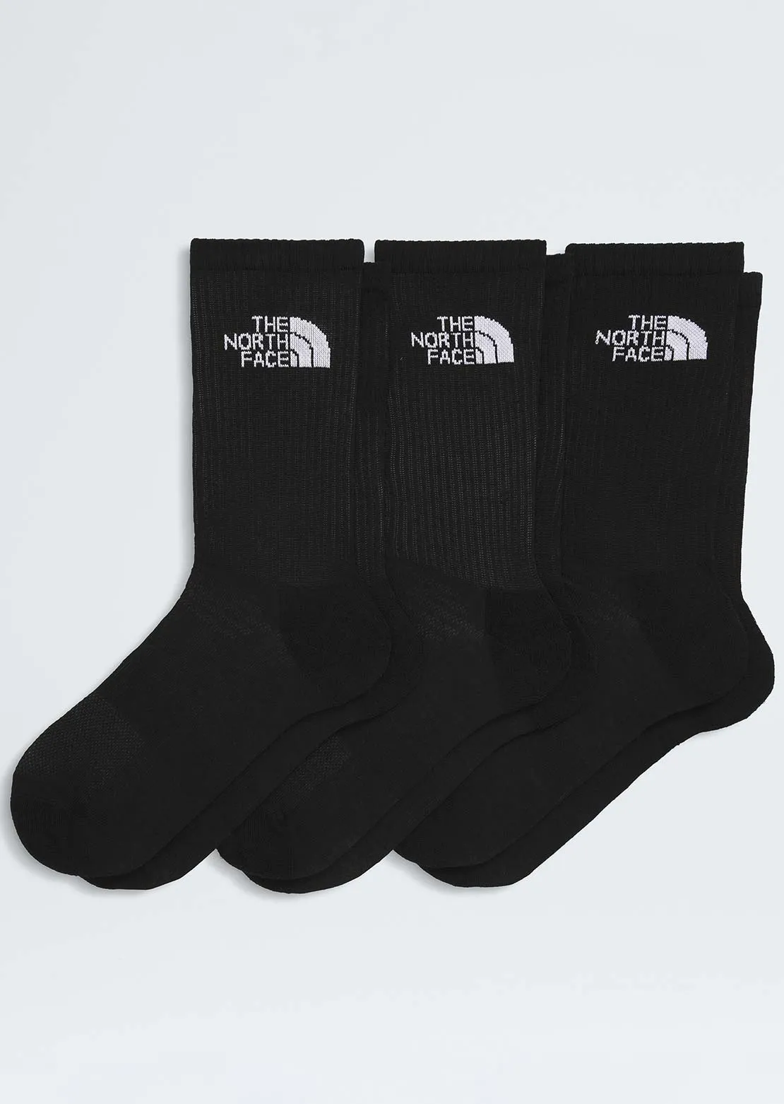 The North Face Unisex Multisport Cush Crew Socks - 3 Pack sold by Prfo