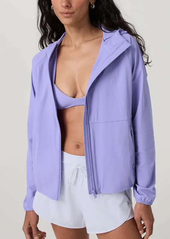 Vuori Women's Renew Trainer Shell Jacket made by Vuori