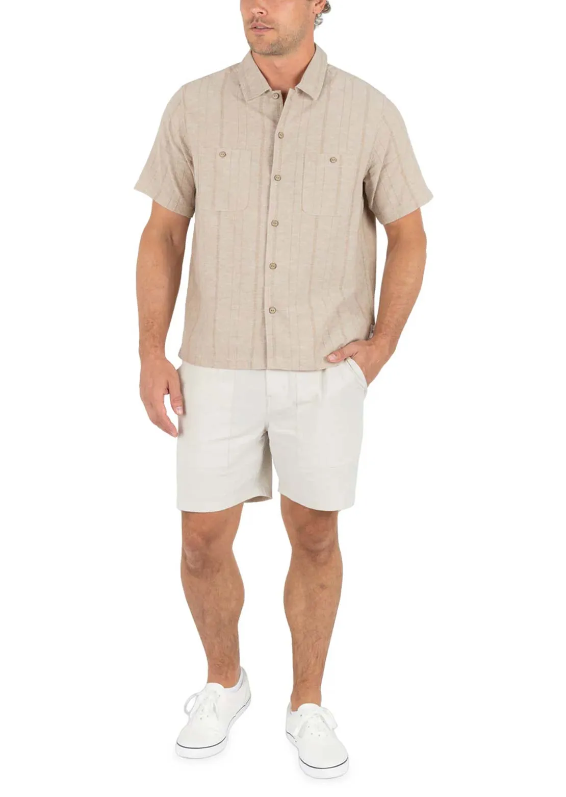 Hurley Men's Hemp Malibu Button Up Shirt sold by Prfo product image thumbnail 4