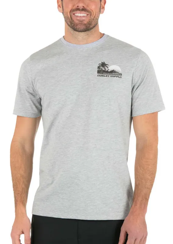 Hurley Men's Island Scape T-Shirt made by Hurley