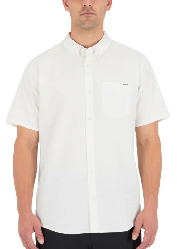 Hurley Men's Icon Stretch Button Up Shirt made by Hurley
