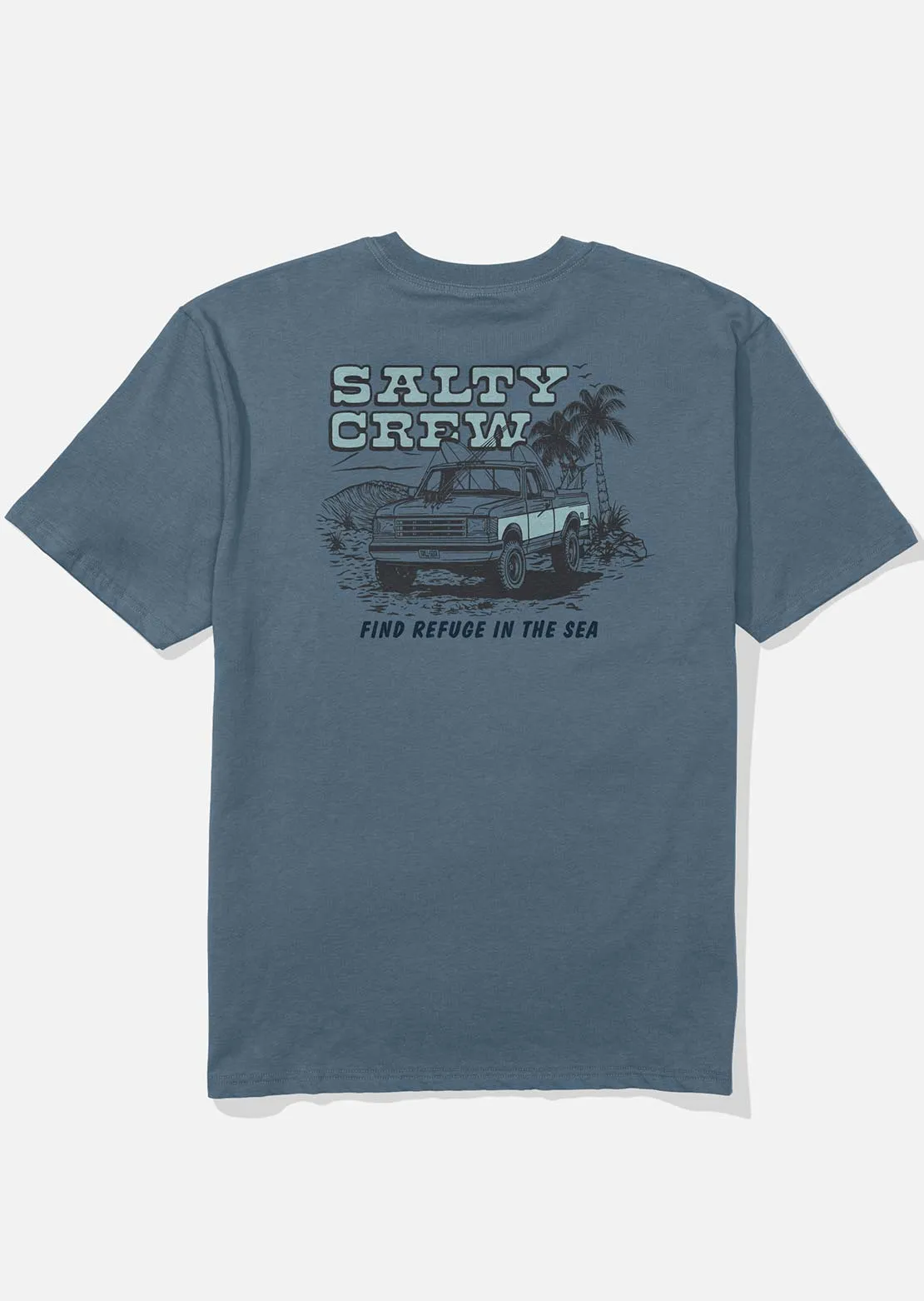 Salty Crew Men's Truck Stop Classic T-Shirt sold by Prfo product image thumbnail 4