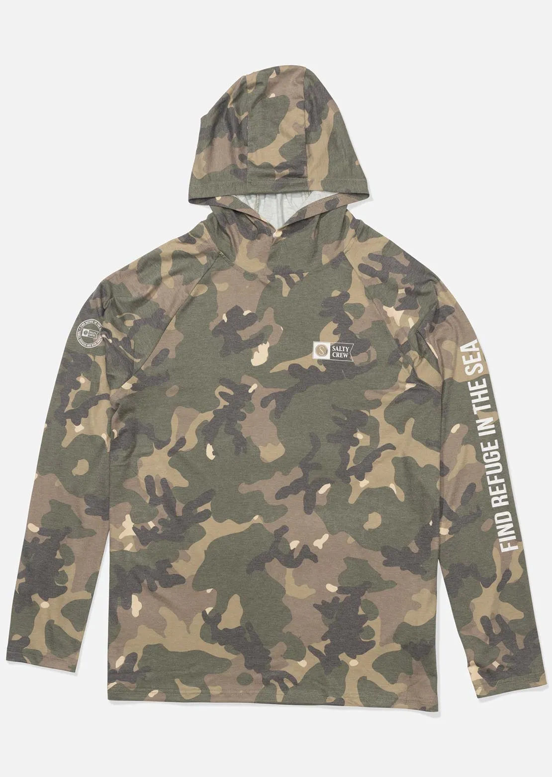 Salty Crew Men's Mariner Lite UV Hood sold by Prfo