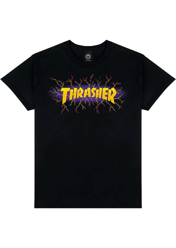 Thrasher Men's Lightning T-Shirt made by Thrasher