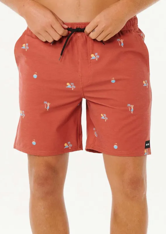 Rip Curl Men's Skelly Breach Volley Shorts made by Ripcurl