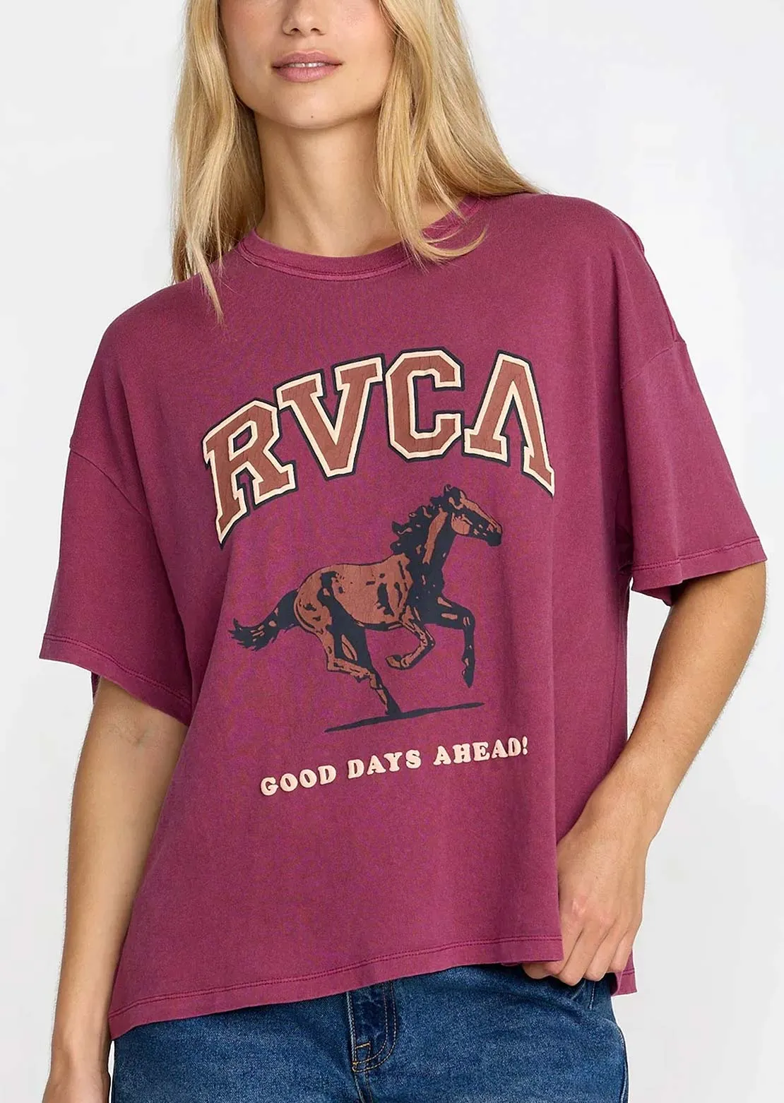 RVCA Women's Move On BF T-Shirt sold by Prfo