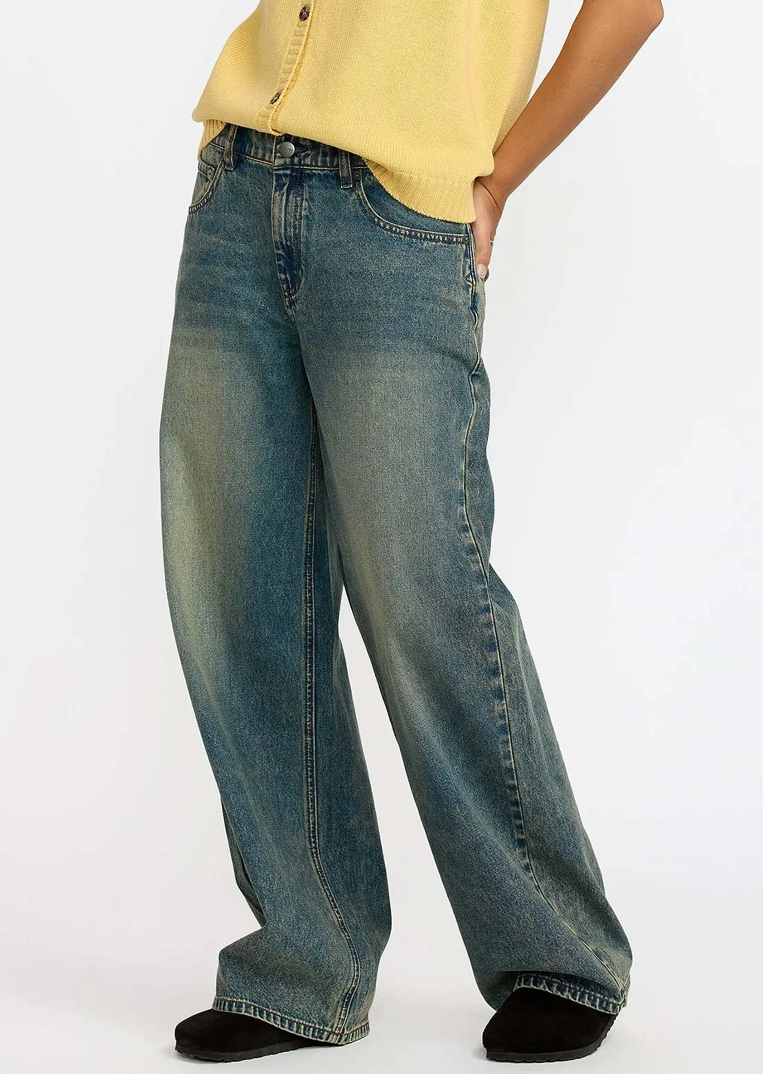 RVCA Women's Loosey Denim Pants sold by Prfo product image thumbnail 2