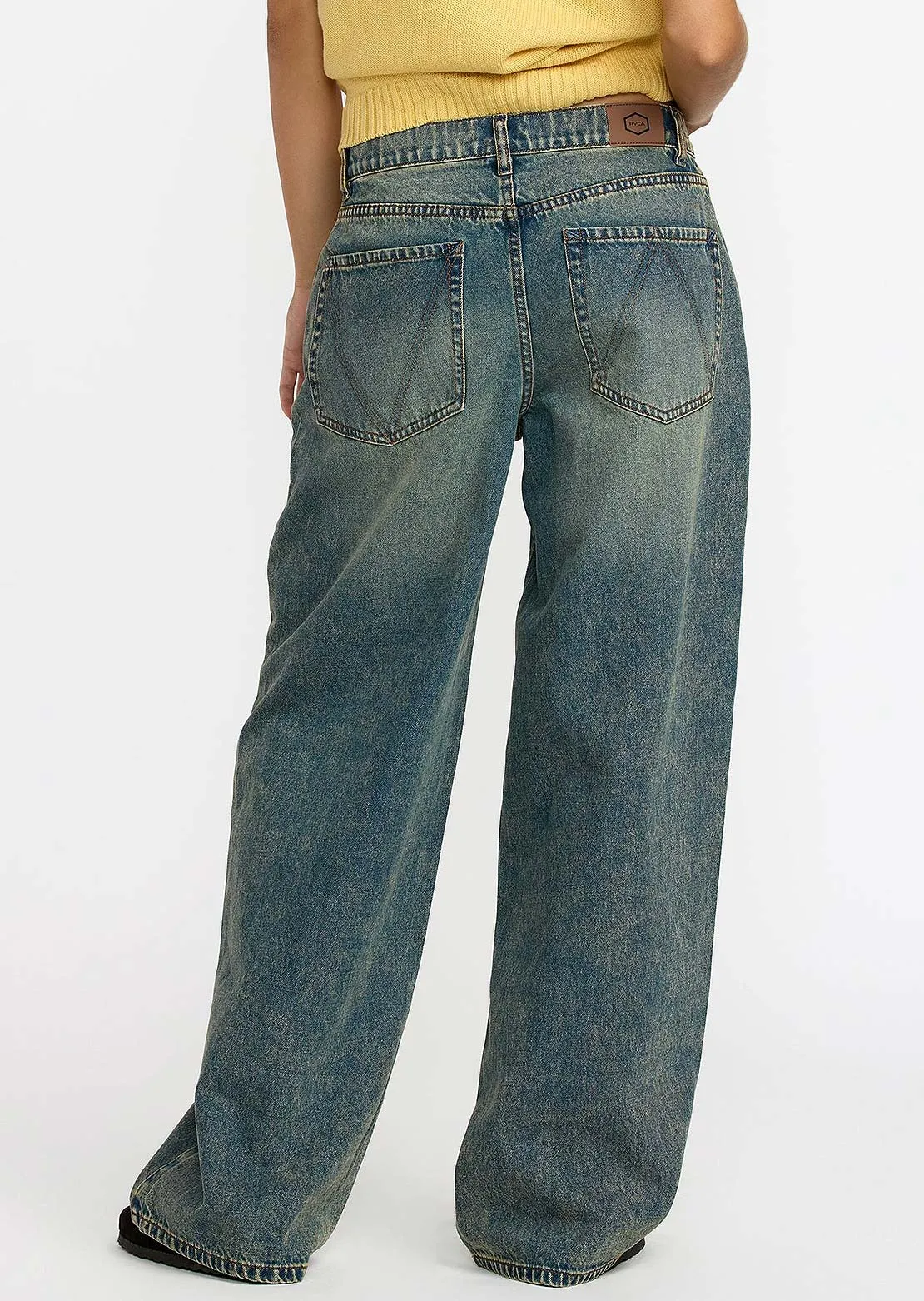 RVCA Women's Loosey Denim Pants sold by Prfo product image thumbnail 3