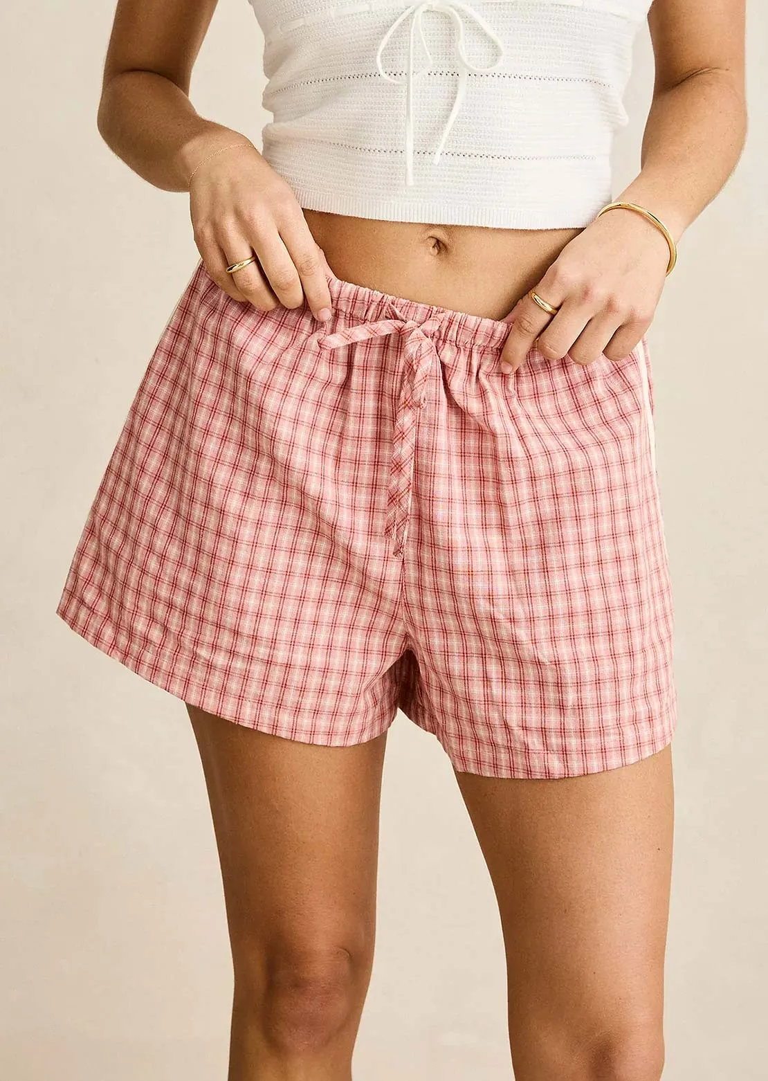 Rhythm Women's Kirra Check Shorts sold by Prfo