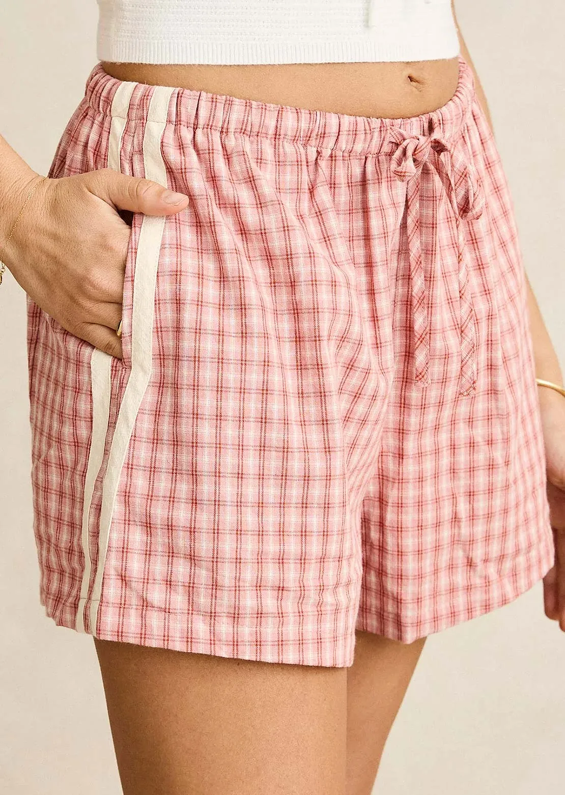 Rhythm Women's Kirra Check Shorts sold by Prfo product image thumbnail 5