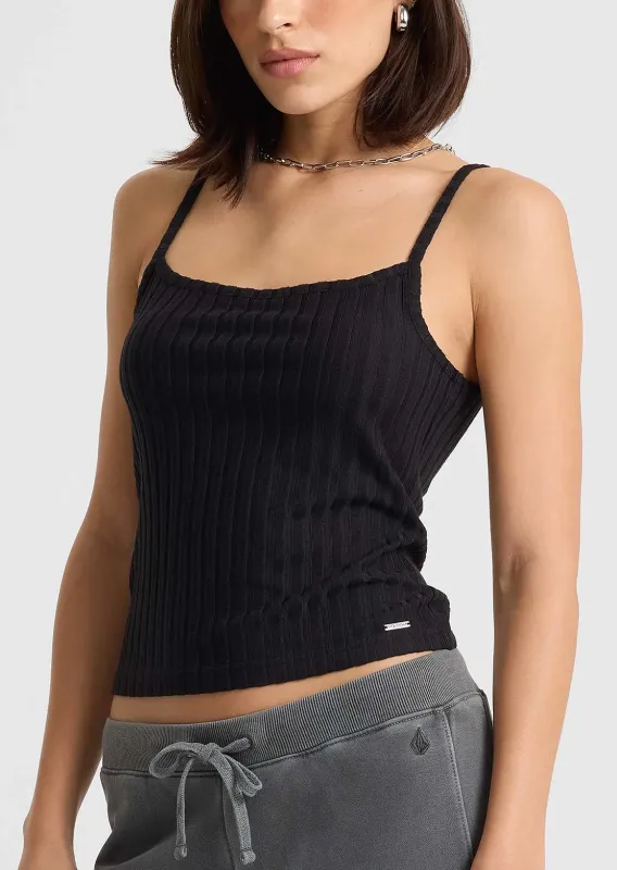 Volcom Women's Lived In Rib Tank Top made by Volcom
