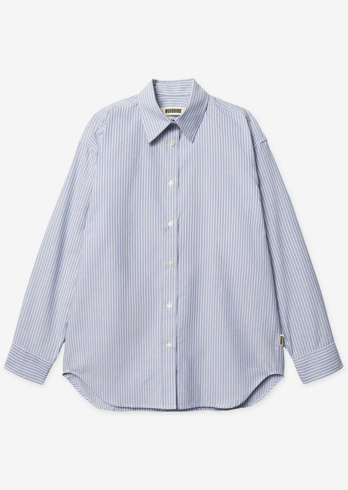 Woodbird Women's Becca Oxford Stripe Button Up Shirt sold by Prfo