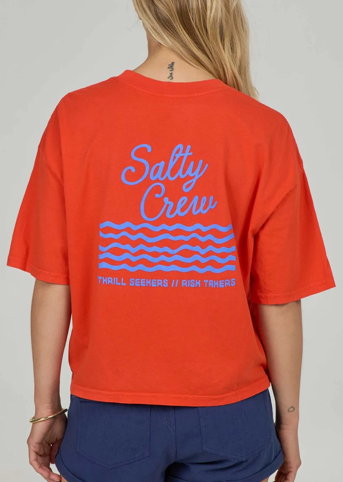 Salty Crew Women's Salty Skimmer T-Shirt sold by Prfo product image thumbnail 5