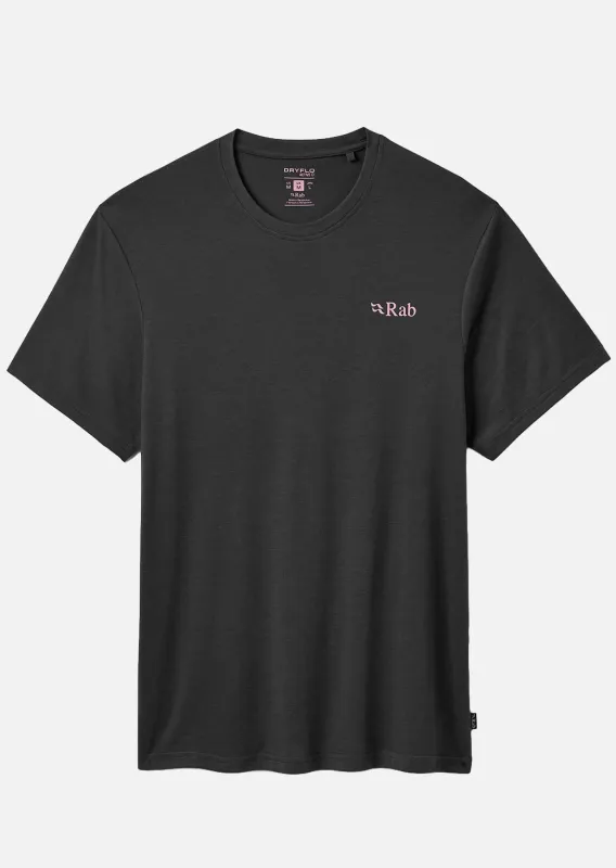 Rab Men's Crimp Esker T-Shirt made by Rab
