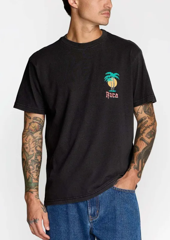 RVCA Men's Frond Mural T-Shirt made by RVCA