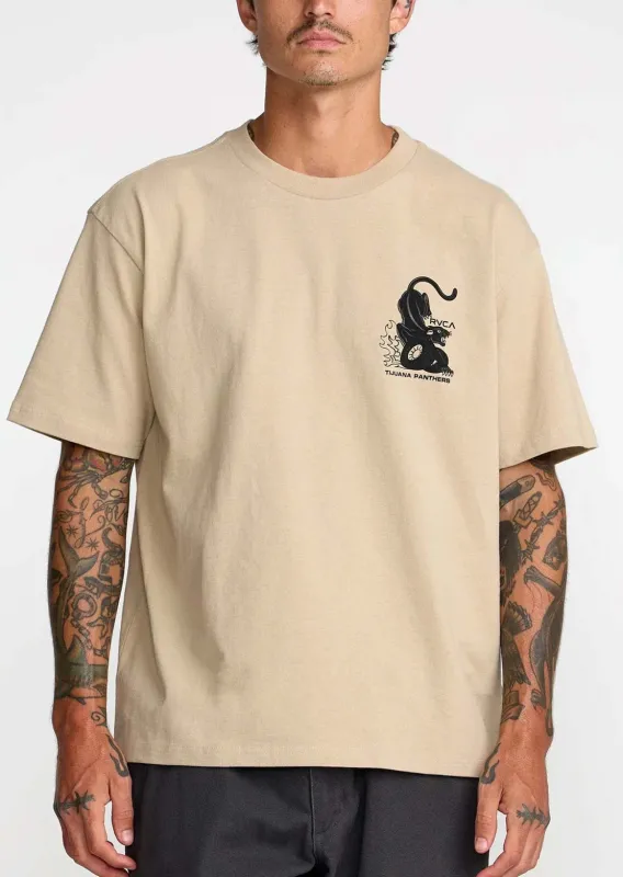 RVCA Men's Burner T-Shirt made by RVCA