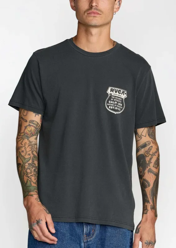 RVCA Men's Ride Free T-Shirt made by RVCA