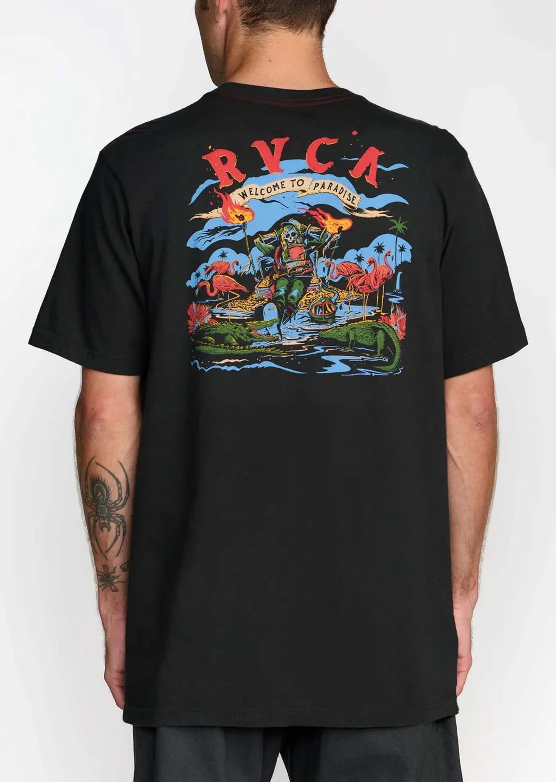 RVCA Men's Welcome To RVCA T-Shirt sold by Prfo product image thumbnail 3