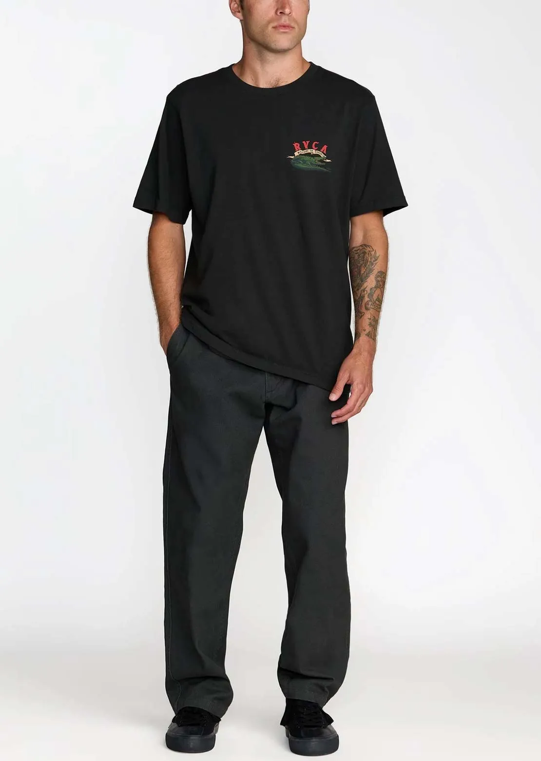 RVCA Men's Welcome To RVCA T-Shirt sold by Prfo product image thumbnail 4