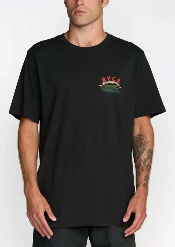 RVCA Men's Welcome To RVCA T-Shirt made by RVCA