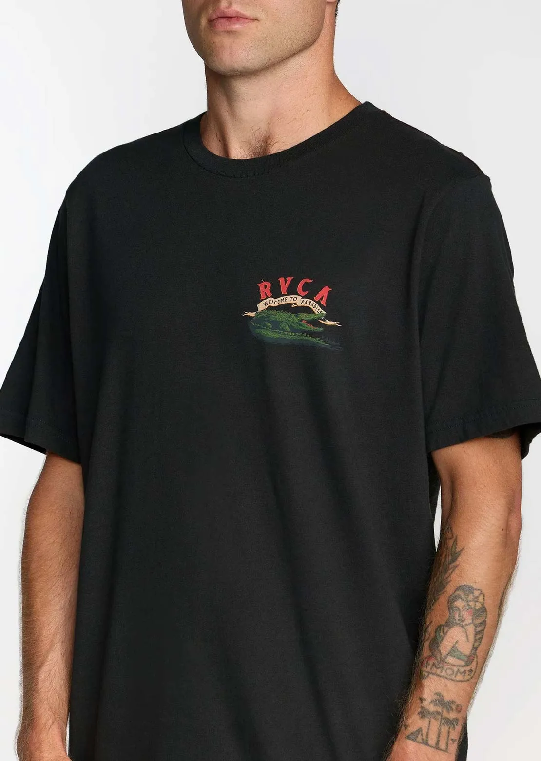 RVCA Men's Welcome To RVCA T-Shirt sold by Prfo product image thumbnail 5