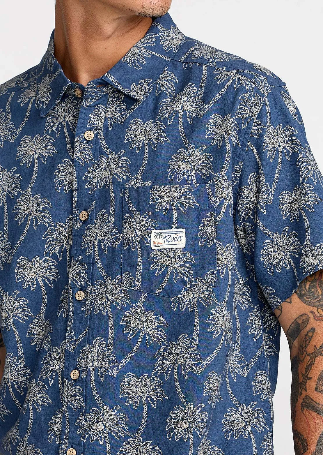 RVCA Men's Exotica Button Up Shirt sold by Prfo product image thumbnail 5