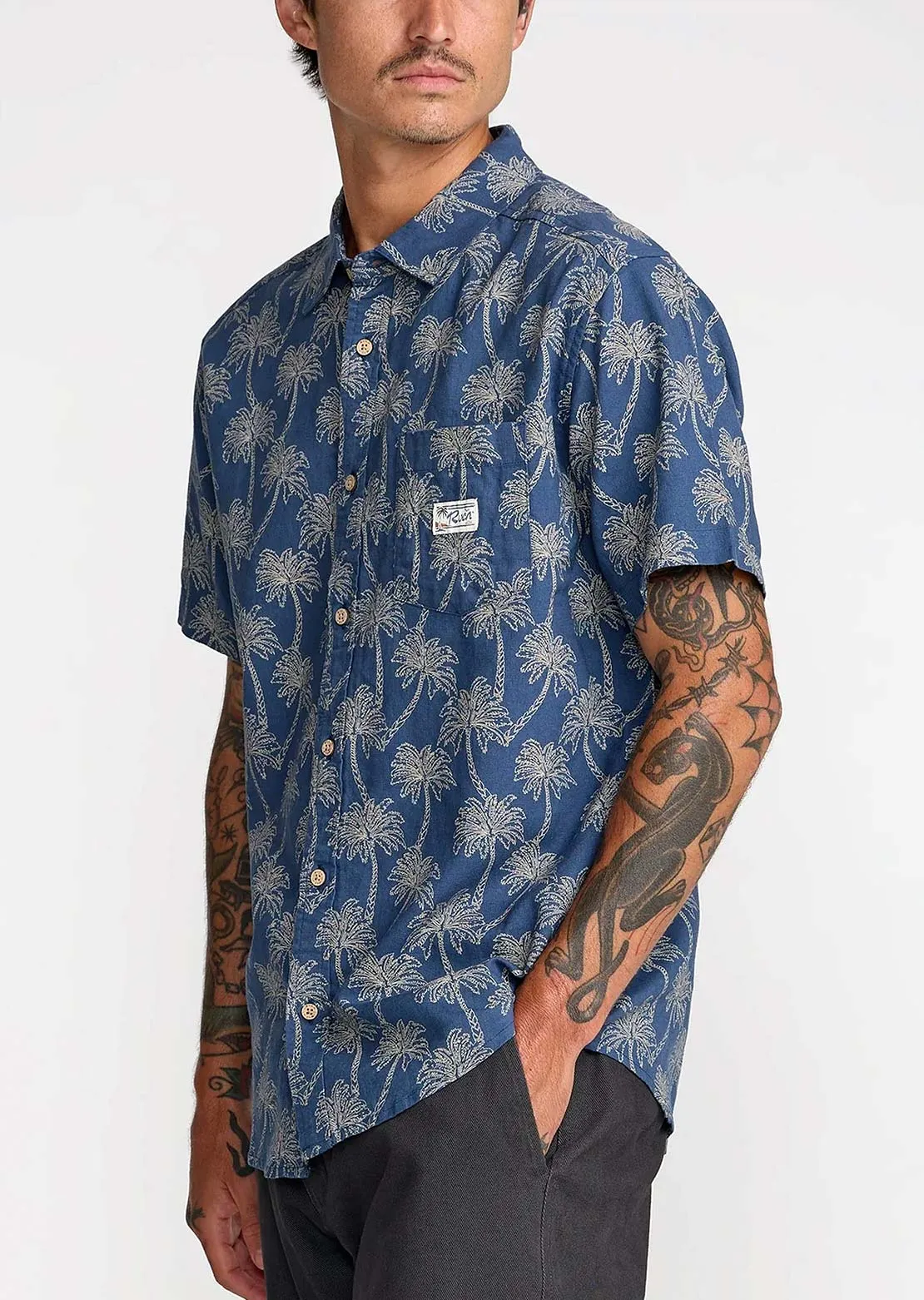 RVCA Men's Exotica Button Up Shirt sold by Prfo product image thumbnail 2
