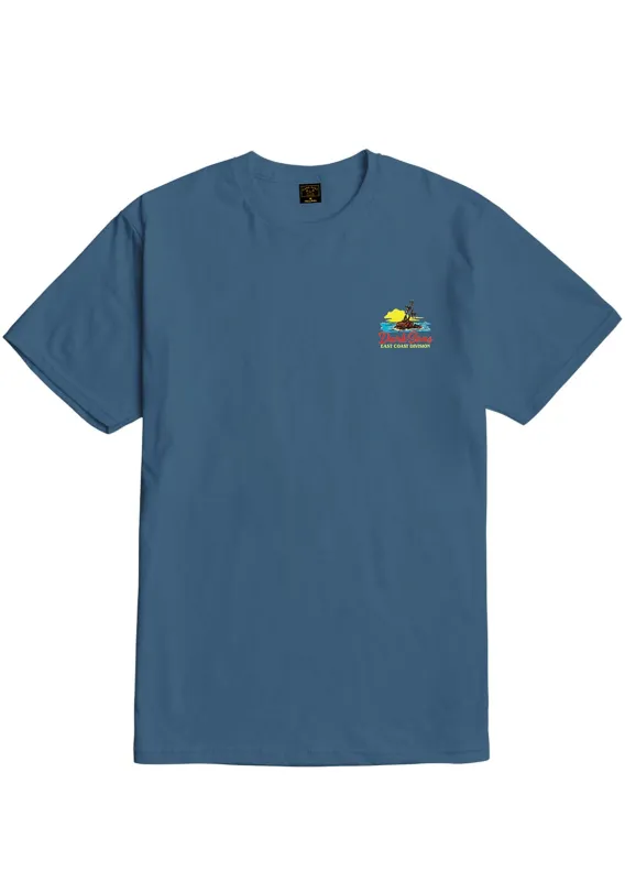 Dark Seas Men's East Coast Water Decal T-Shirt made by Prfo