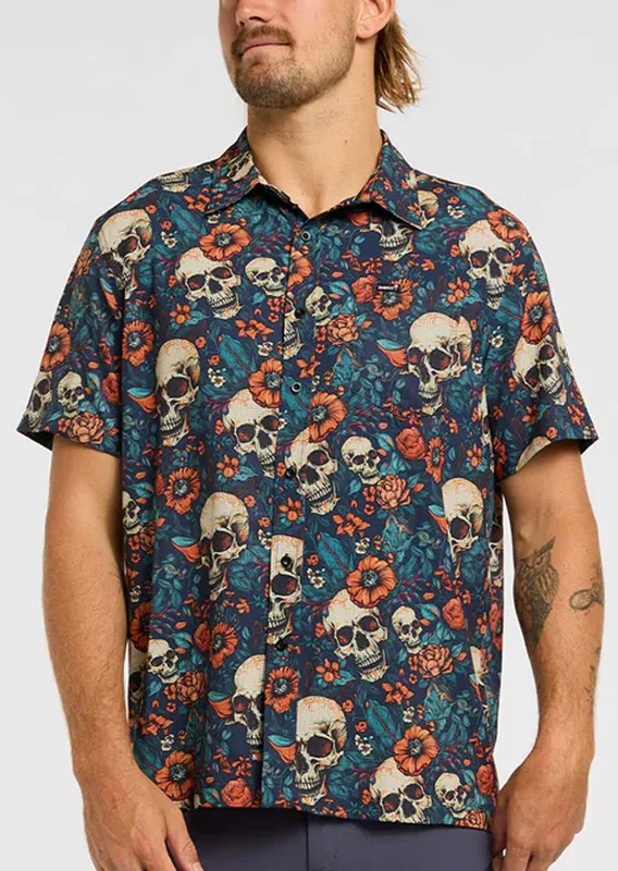 DHaRCO Men's Tech Party Button Up Shirt made by Prfo
