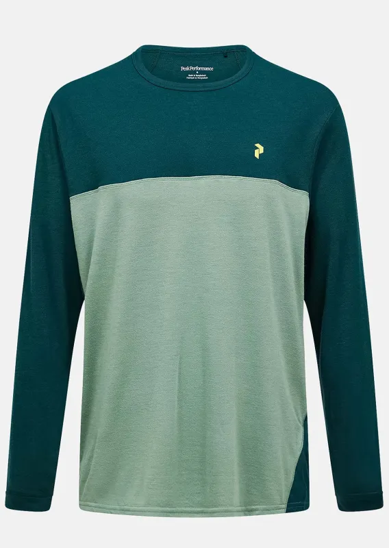 Peak Performance Men's Trail Wool-Blend Long Sleeve made by Peak Performance