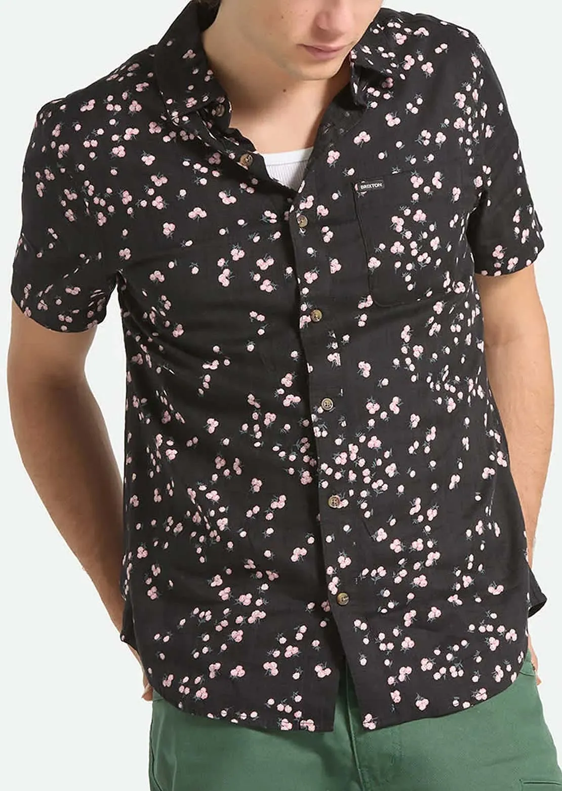 Brixton Men's Charter Slub Woven Button Up Shirt sold by Prfo product image thumbnail 3