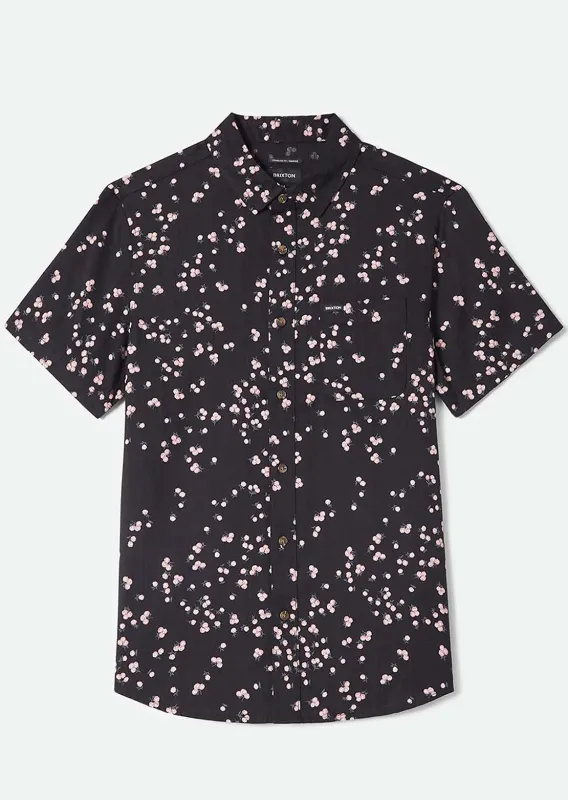 Brixton Men's Charter Slub Woven Button Up Shirt made by Brixton