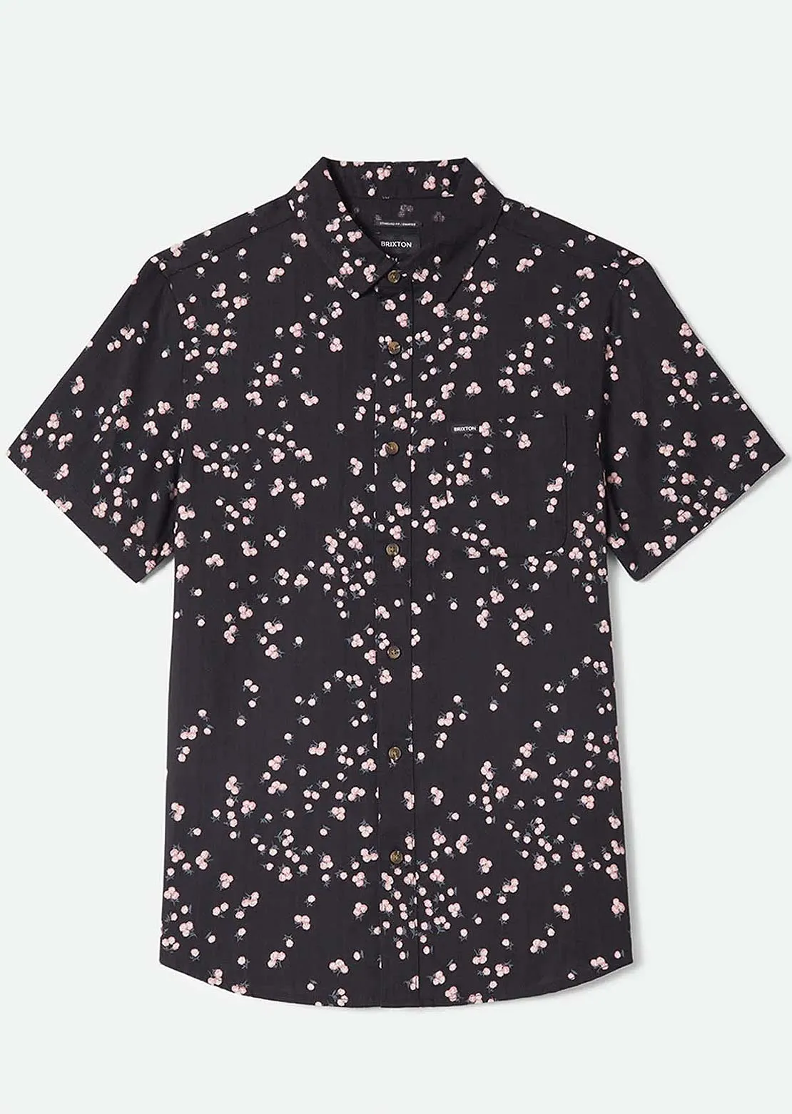 Brixton Men's Charter Slub Woven Button Up Shirt sold by Prfo