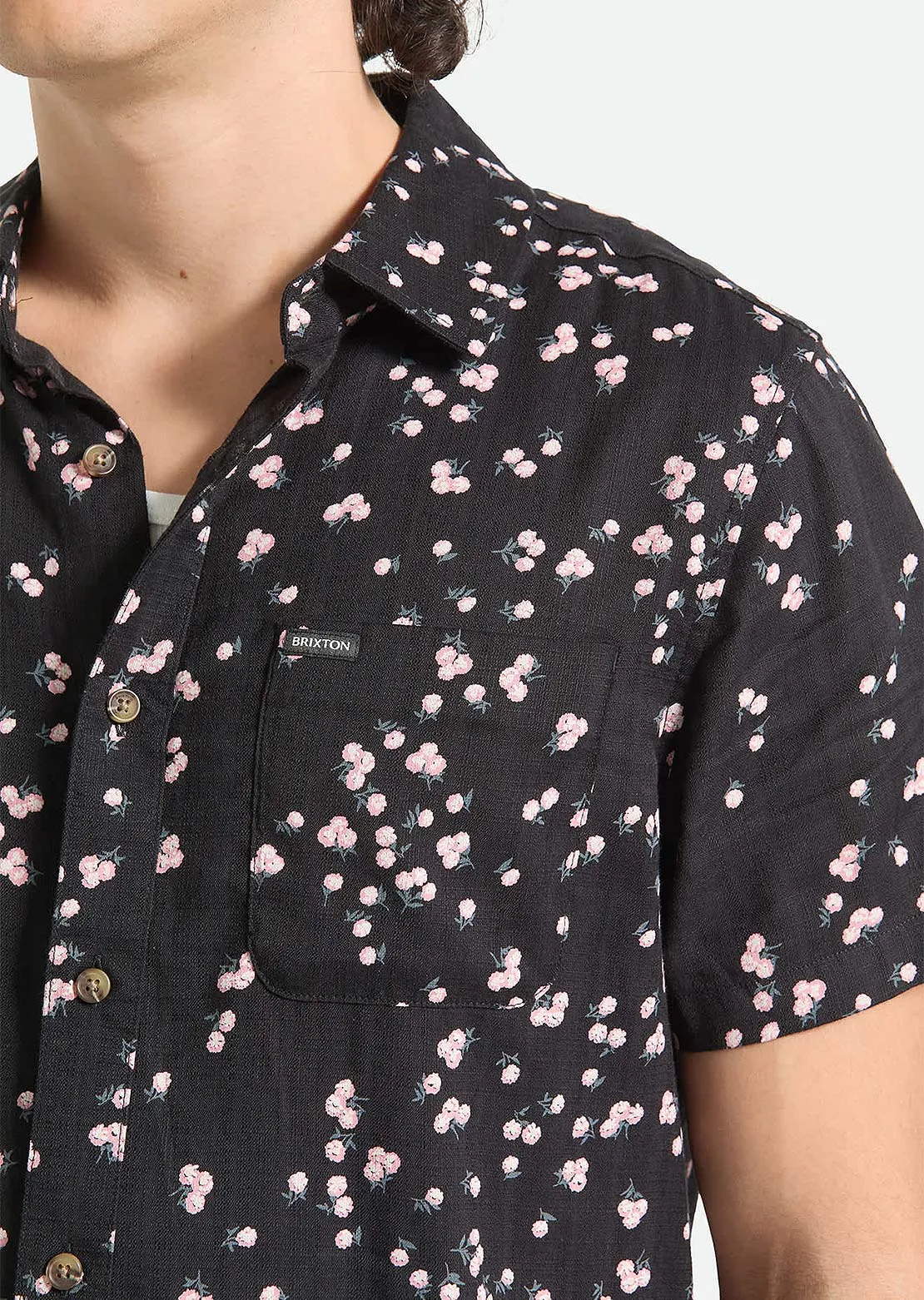 Brixton Men's Charter Slub Woven Button Up Shirt sold by Prfo product image thumbnail 5