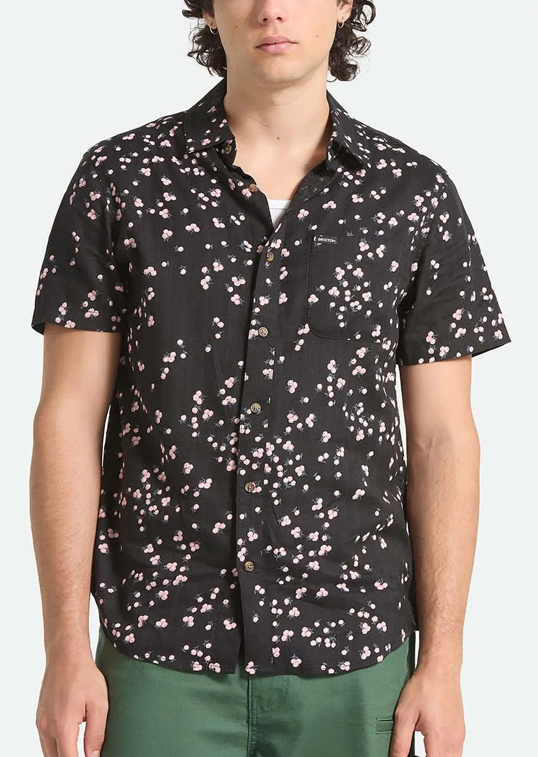 Brixton Men's Charter Slub Woven Button Up Shirt sold by Prfo product image thumbnail 2