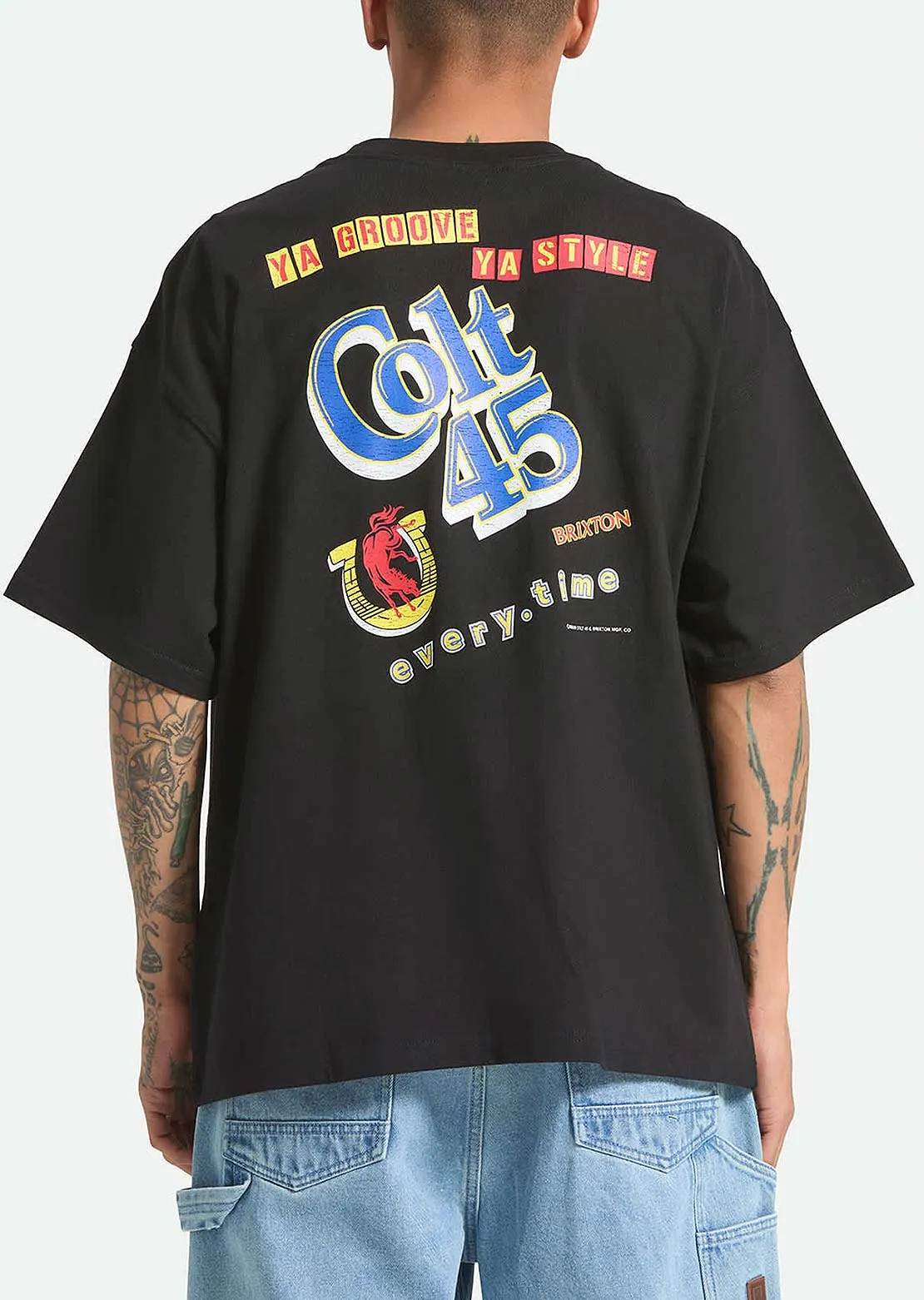 Brixton Men's Colt 45 Everytime Oversize T-Shirt sold by Prfo product image thumbnail 4