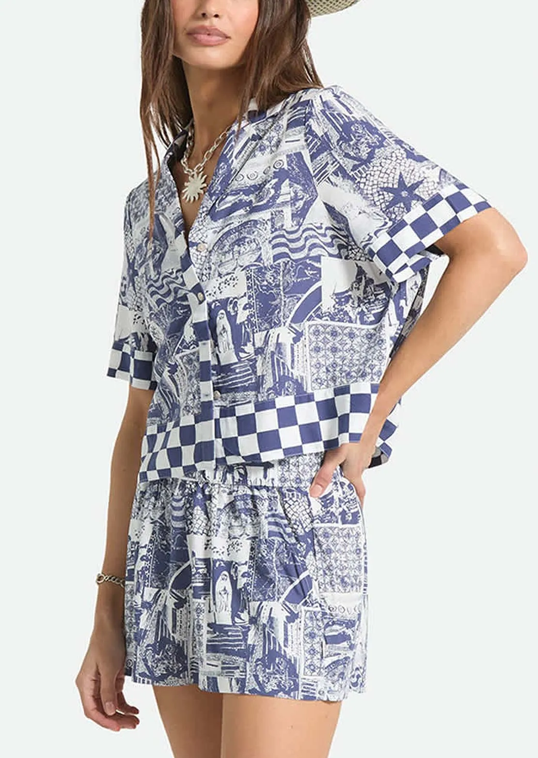 Brixton Women's The O Mar Button Up Shirt sold by Prfo product image thumbnail 2
