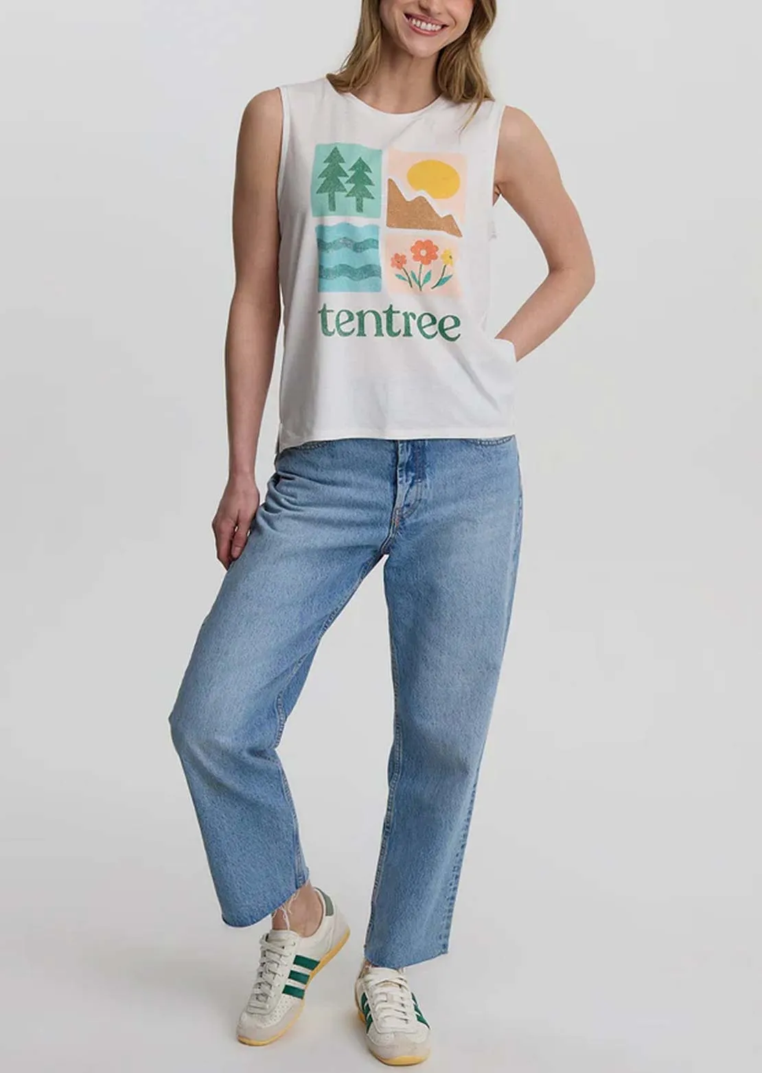 Tentree Women's Four Square Tank Top sold by Prfo product image thumbnail 3