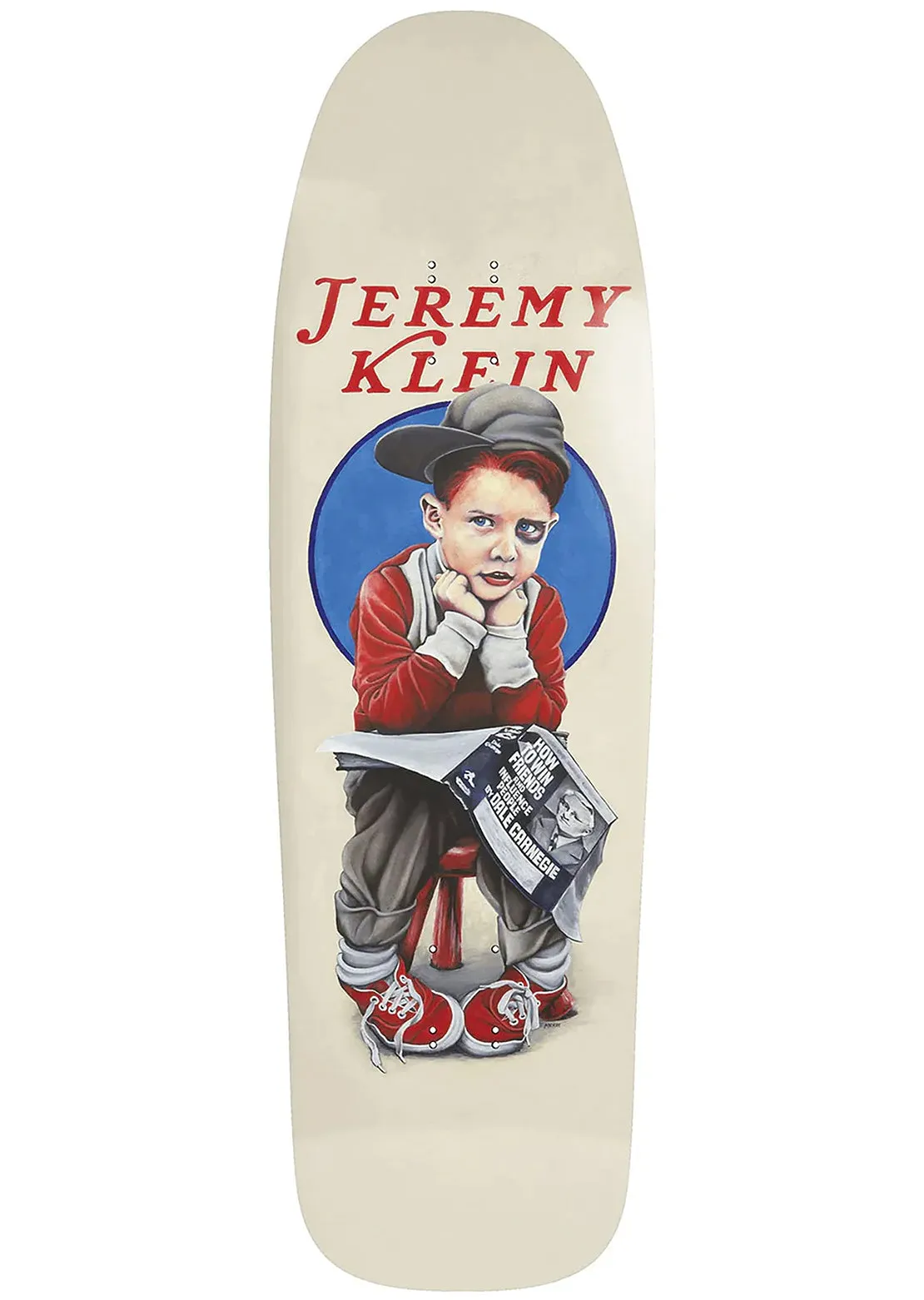 World Industries Unisex Jeremy Klein Black Eye Kid EX7 Slick Skateboard Deck sold by Prfo
