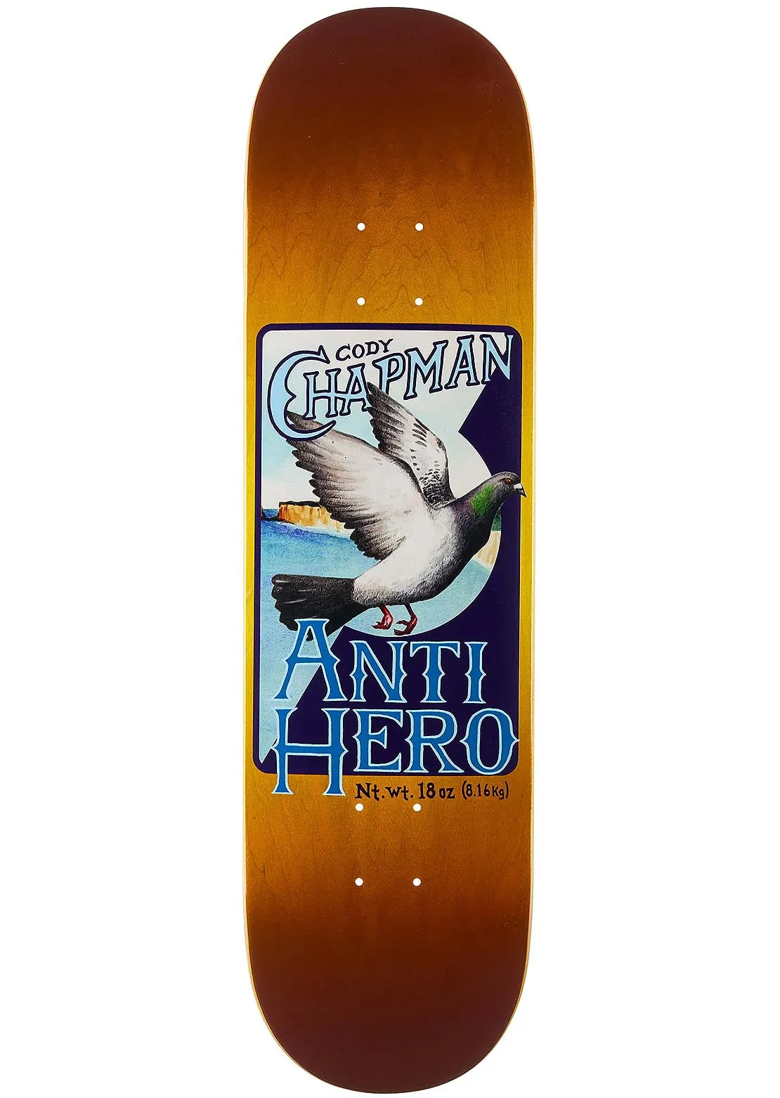 AntiHero Unisex Chapman Homers Skateboard Deck sold by Prfo